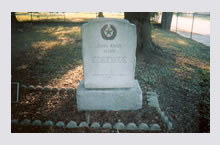 Gravesite of John Kirby Allen - one of the co-founders of Houston